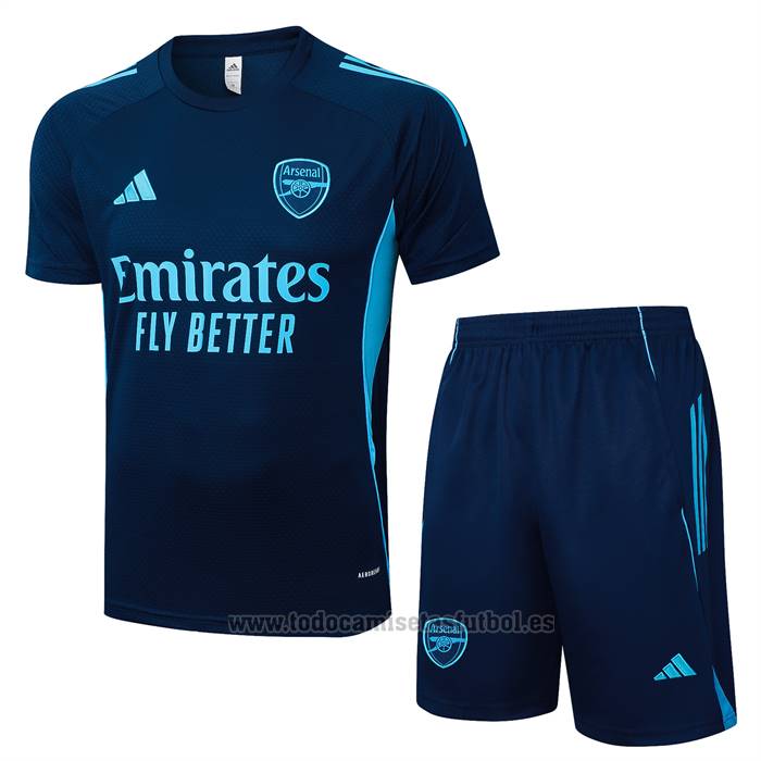 Chandal del Arsenal Manga Corta 2025-2026 Azul - Pantalon Corto